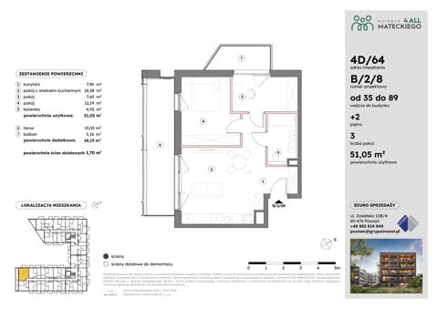 Plan 3 pok. 51m²