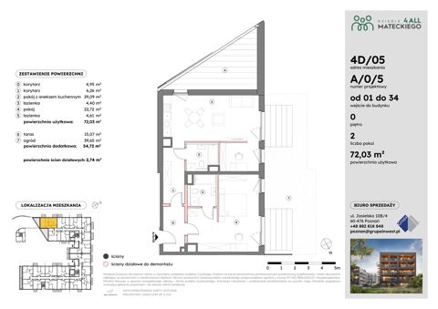 Plan 2 pok. 72m²