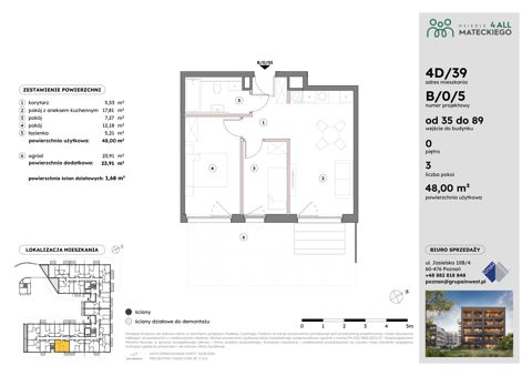 Plan 3 pok. 48m²
