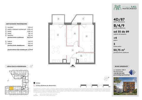Plan 3 pok. 51m²