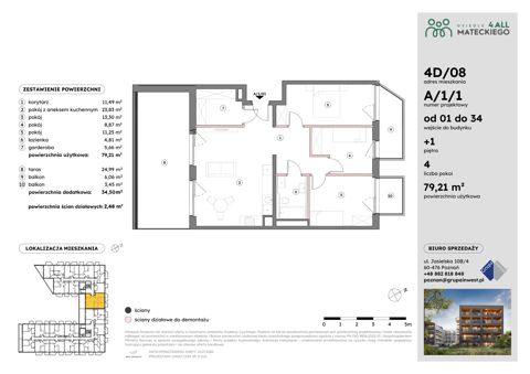 Plan 4 pok. 79m²