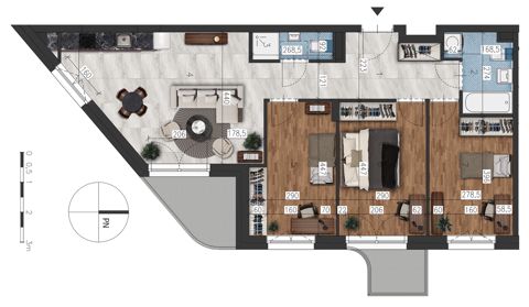 Plan 4 pok. 78m²