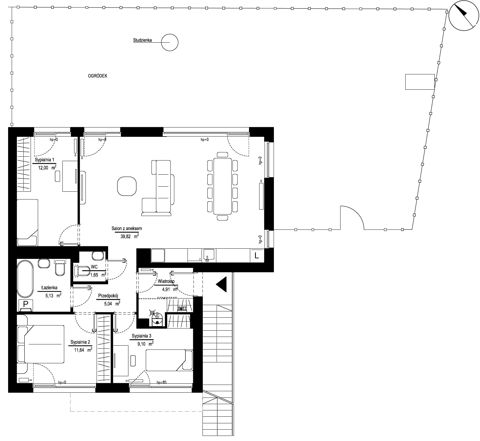 Plan 4 pok. 90m²