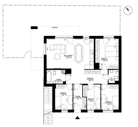 Plan 5 pok. 101m²