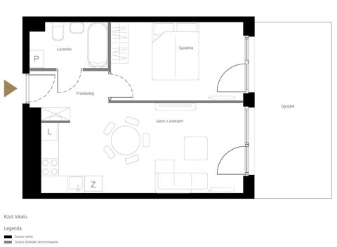 Plan 2 pok. 41m²