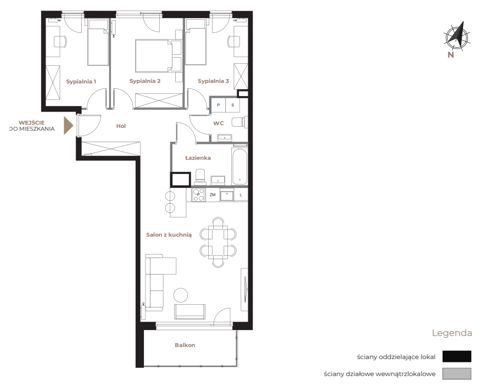 Plan 4 pok. 76m²