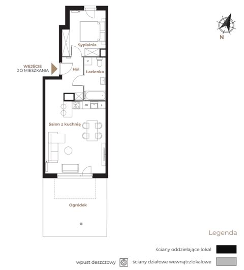 Plan 2 pok. 51m²