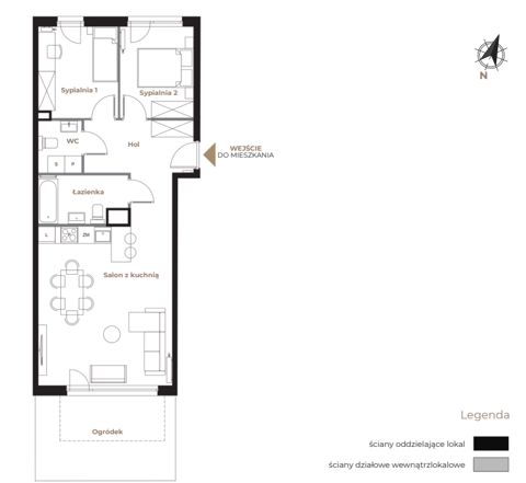 Plan 3 pok. 63m²