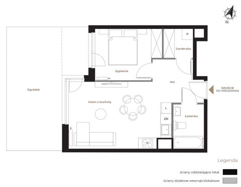 Plan 2 pok. 42m²