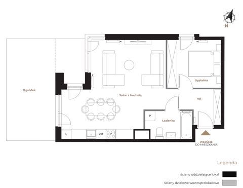 Plan 2 pok. 51m²