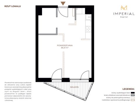 Plan 1 pok. 37m²