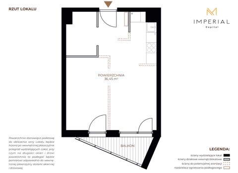 Plan 1 pok. 37m²