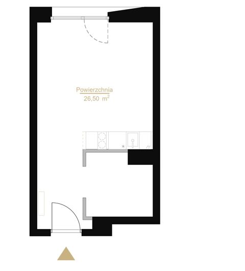 Plan 1 pok. 27m²