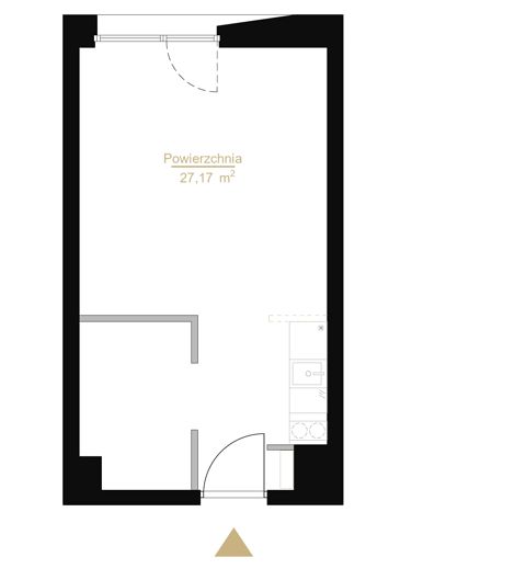 Plan 1 pok. 27m²