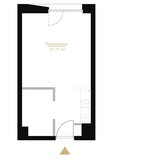 Plan 1 pok. 27m²