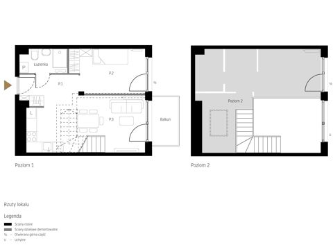Plan 2 pok. 39m²