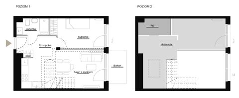 Plan 2 pok. 41m²