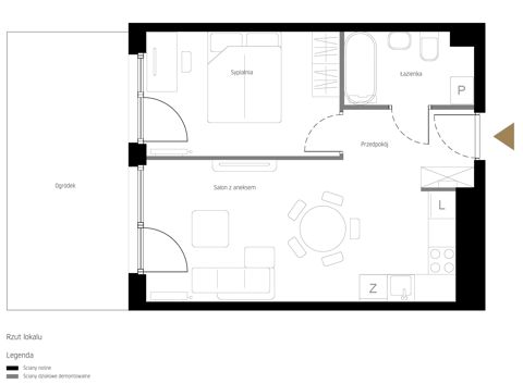 Plan 2 pok. 40m²