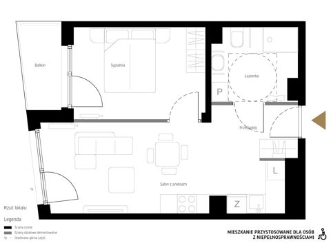 Plan 2 pok. 40m²