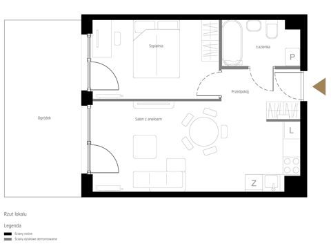 Plan 2 pok. 40m²