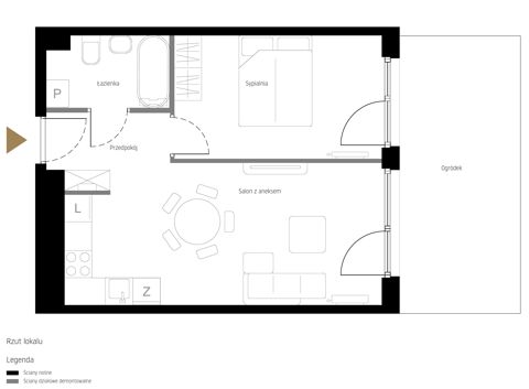 Plan 2 pok. 41m²