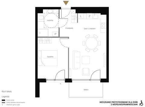 Plan 2 pok. 48m²