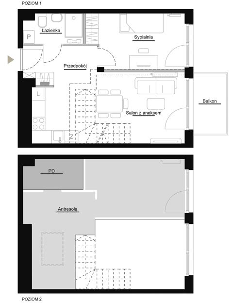 Plan 2 pok. 41m²