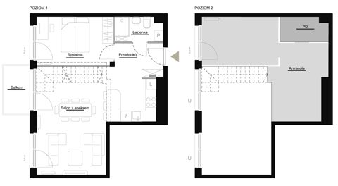 Plan 2 pok. 51m²
