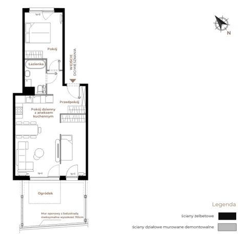 Plan 2 pok. 54m²