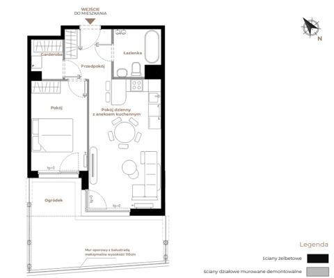 Plan 2 pok. 46m²