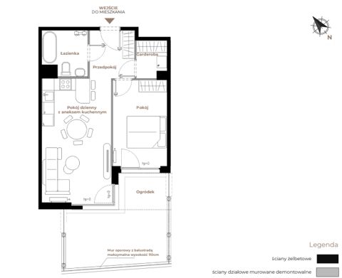 Plan 2 pok. 46m²
