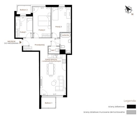 Plan 4 pok. 79m²
