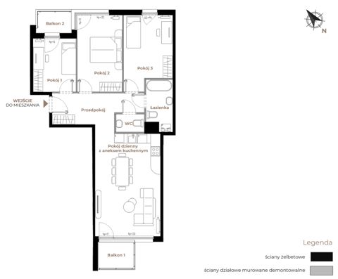 Plan 4 pok. 79m²