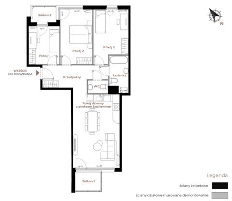 Plan 4 pok. 79m²