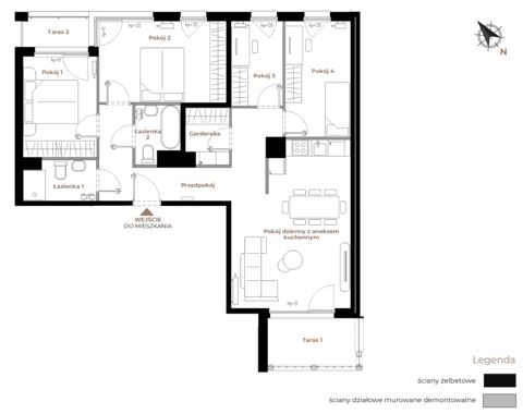 Plan 5 pok. 86m²
