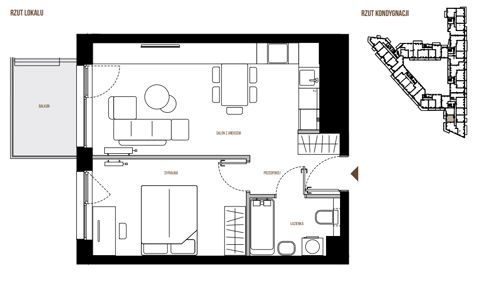 Plan 2 pok. 42m²
