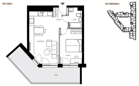 Plan 2 pok. 44m²