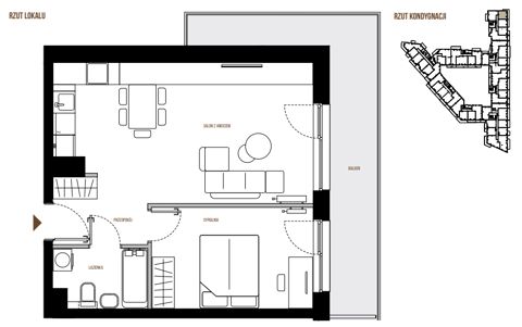 Plan 2 pok. 48m²