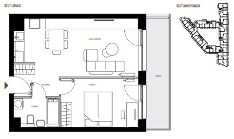 Plan 2 pok. 44m²