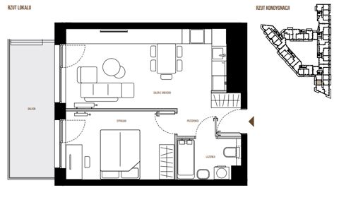 Plan 2 pok. 42m²