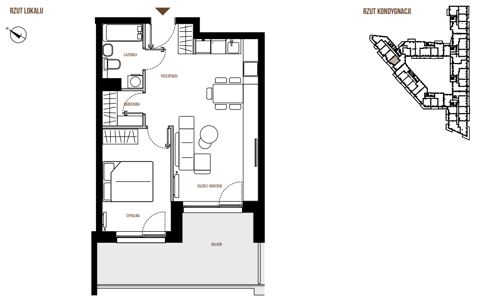 Plan 2 pok. 45m²