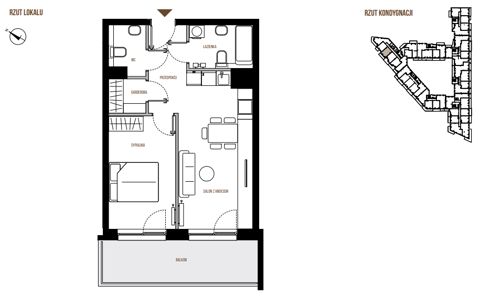 Plan 2 pok. 48m²