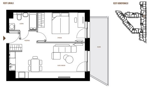 Plan 2 pok. 44m²