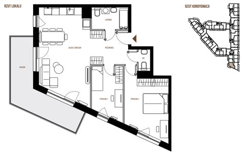 Plan 3 pok. 72m²