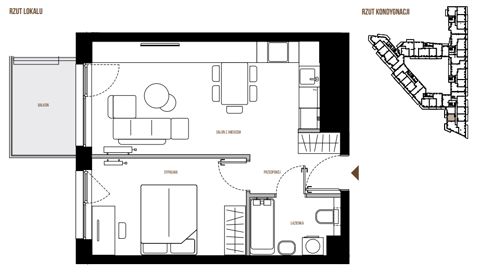 Plan 2 pok. 42m²