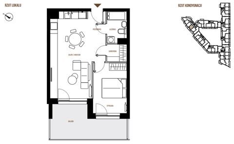 Plan 2 pok. 46m²