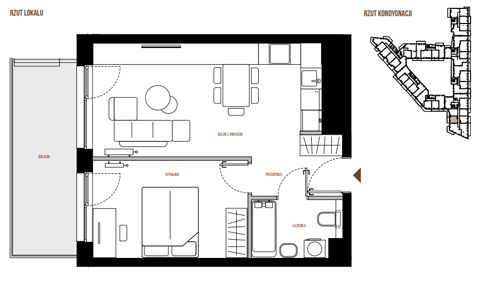 Plan 2 pok. 42m²