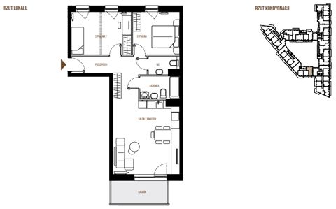 Plan 3 pok. 70m²