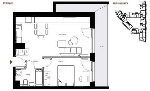 Plan 2 pok. 48m²