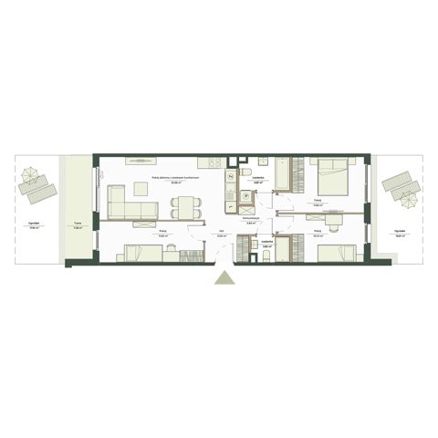 Plan 4 pok. 72m²